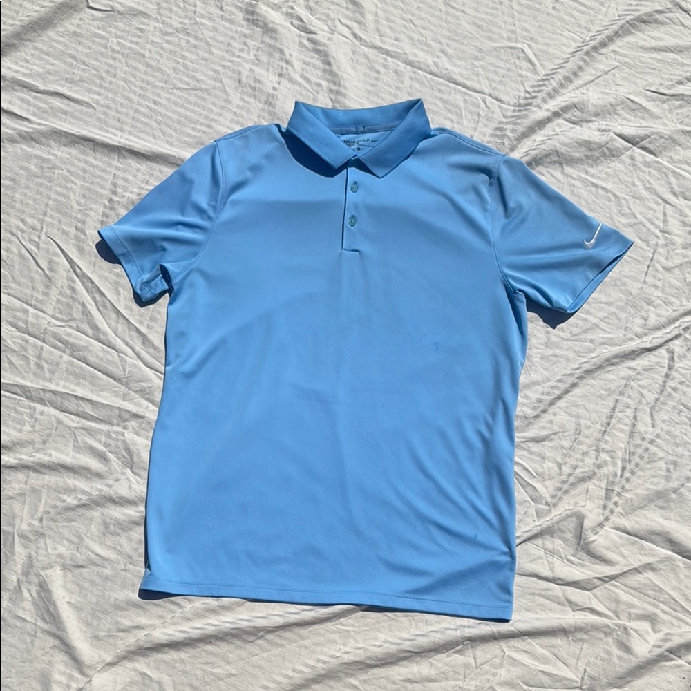 Nike Blue Polo Shirt Classic Design